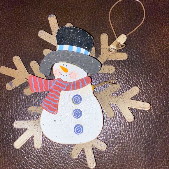 Snowman Christmas tree ornaments- set of three - Picture 3 of 4